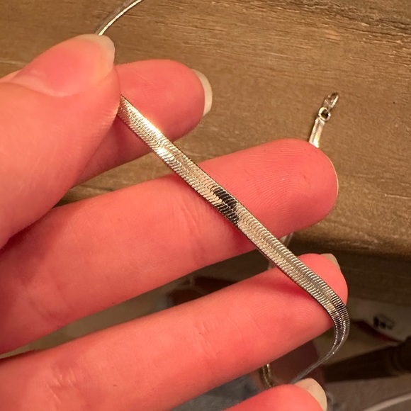 Silver plated necklace - Picture 2 of 2